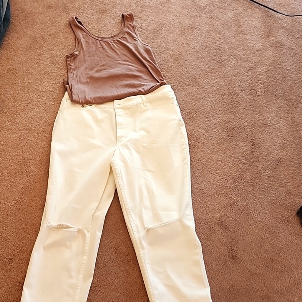 High waist jeans
